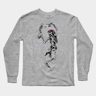 Two Dancing Skeletons Long Sleeve T-Shirt